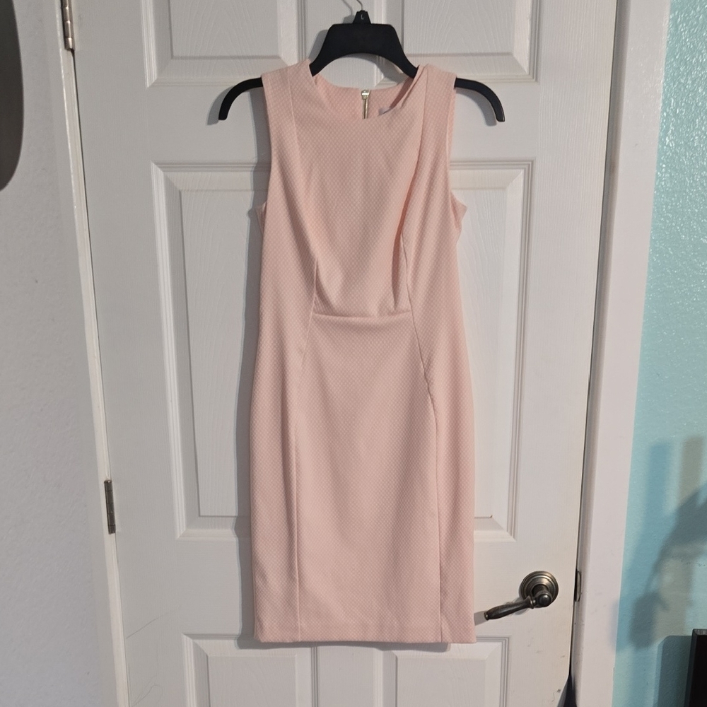 Calvin Klein Soft Pink Midi Dress